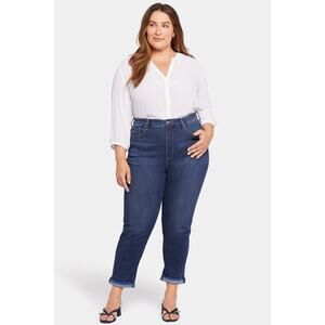NYDJ Margot Girlfriend High Rise Ankle Jean Coolmax Liftuck Sculpting 18W Petite